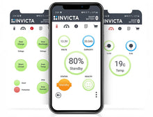 Load image into Gallery viewer, Screen displaying the invicta battery management app