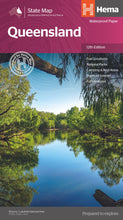 Load image into Gallery viewer, Hema Waterproof Paper Map Queensland
