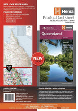 Load image into Gallery viewer, Hema Waterproof Paper Map Queensland