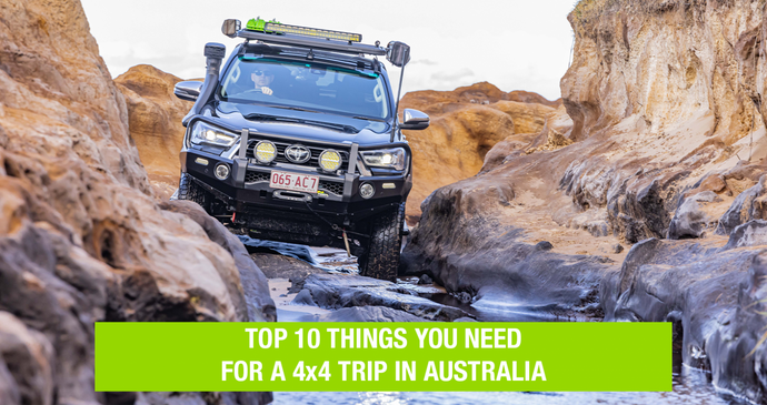 Top 10 things you need for a 4×4 trip in Australia