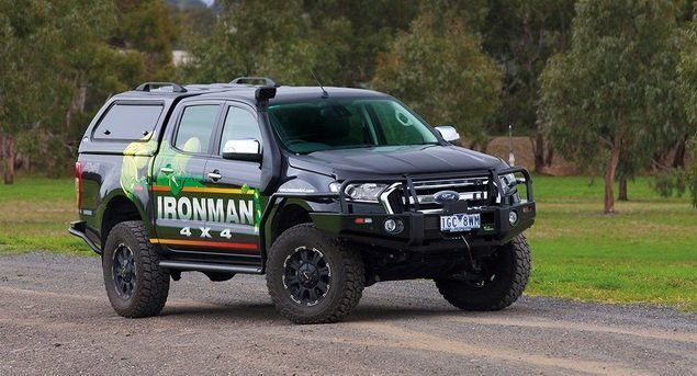 COMMERCIAL DELUXE BULL BAR FORD RANGER (PXII and PXIII) AND EVEREST (2015-2022 UAII)