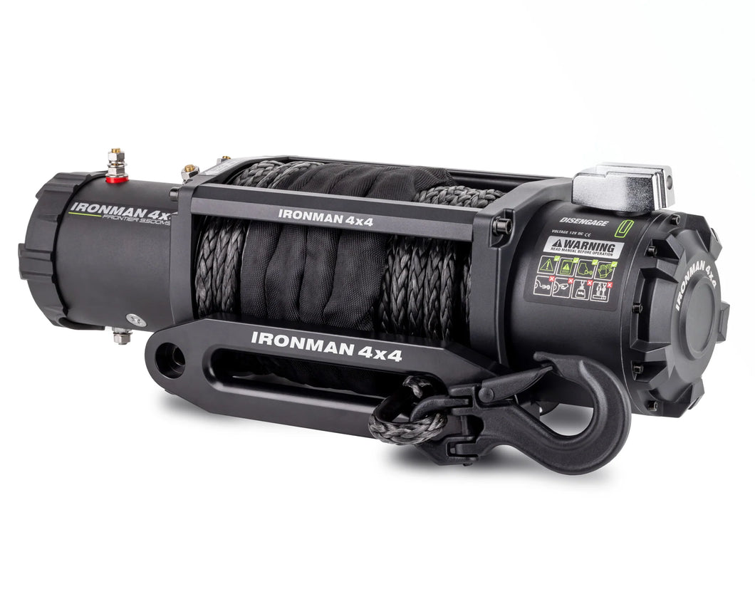 9,500lb Synthetic Rope Frontier Winch