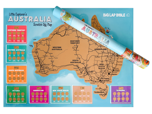 Little Explorer's Australia Scratch Off Map