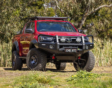 Load image into Gallery viewer, Commercial Deluxe Bull Bar to Suit Toyota Hilux N80 Rogue Wide Body 8/2022+
