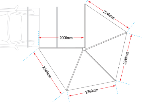 DELTAWING 270° AWNING