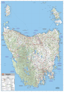 Hema Waterproof Paper Map Tasmania