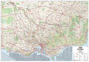 Hema Waterproof Paper Map Victoria