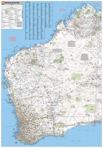 Hema Waterproof Paper Map Western Australia