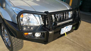 COMMERCIAL DELUXE BULL BAR TO SUIT TOYOTA PRADO 120 SERIES 4/2003 – 10/2009