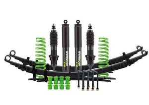 POST REGO 3500KG GVM UPGRADE SUSPENSION KIT TO SUIT FORD RANGER PX 2011 TO 2015 - FOAM CELL SHOCK ABSORBERS