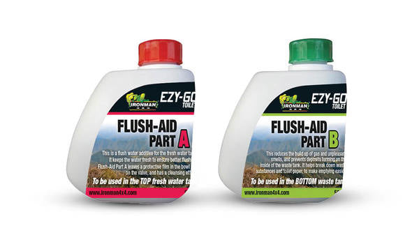 Ezy Go Toilet Flush-Aid Part A + Part B