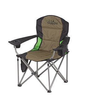 DELUXE SOFT ARM CAMP CHAIR (150KG RATED)