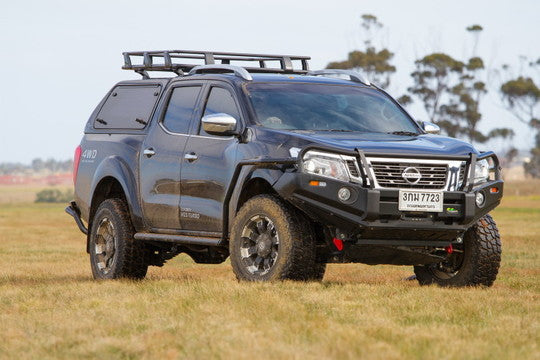 Steel side steps and rails to suit Nissan Navara NP300 2016 - 2020
