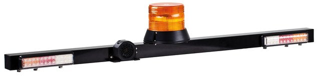 HIGH VISIBILITY LIGHT BAR (WITH LIGHTS, REVERSE ALARM AND BEACON)