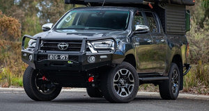 COMMERCIAL DELUXE BULL BAR TO SUIT TOYOTA HILUX MY20+ (WIDE BODY ONLY)